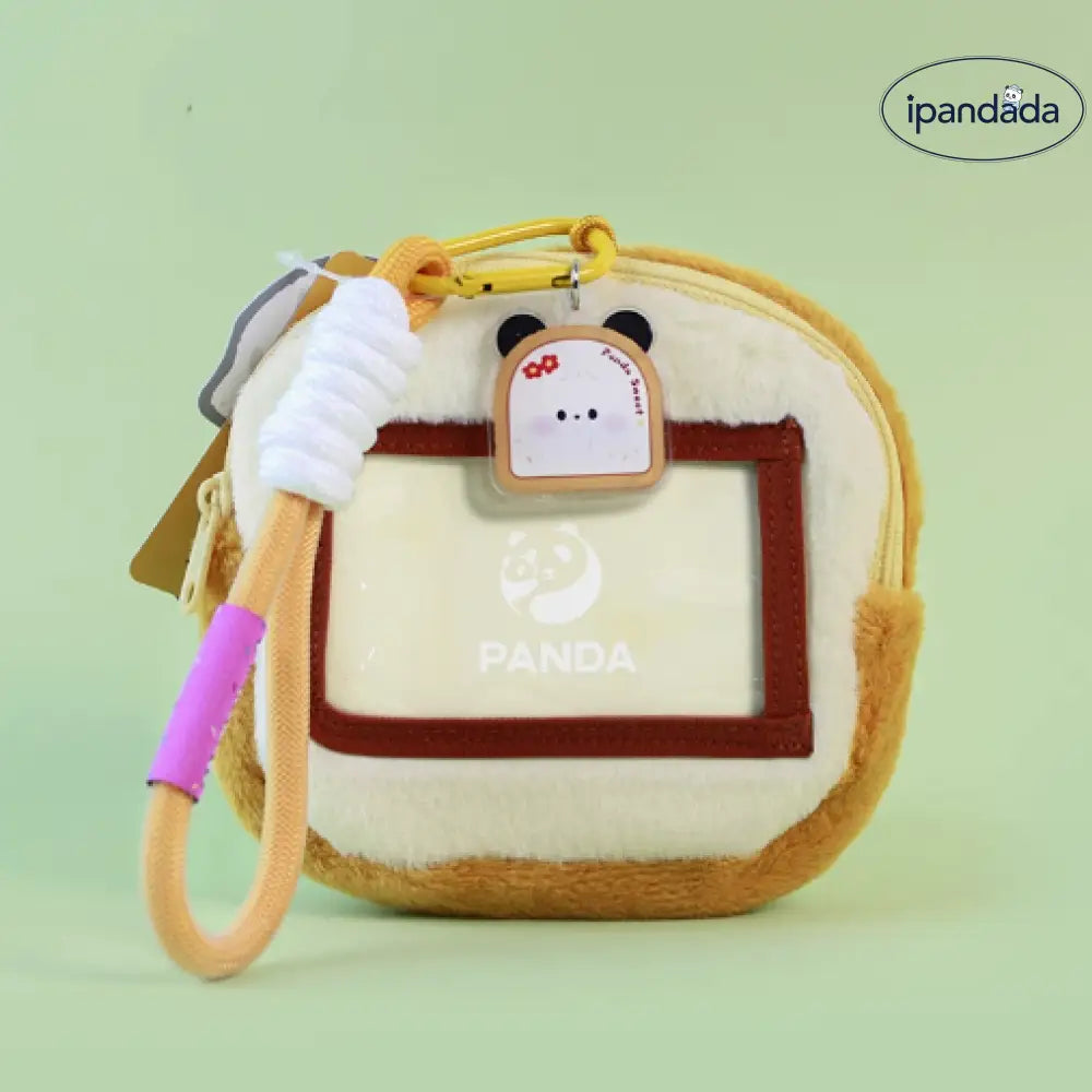 パンダ カードホルダー ぬいぐるみ 収納 小銭入れ カードバッグ パスケース 定期入れ トレカ ケース 誕生日 プレゼント グッズ＞ポーチ