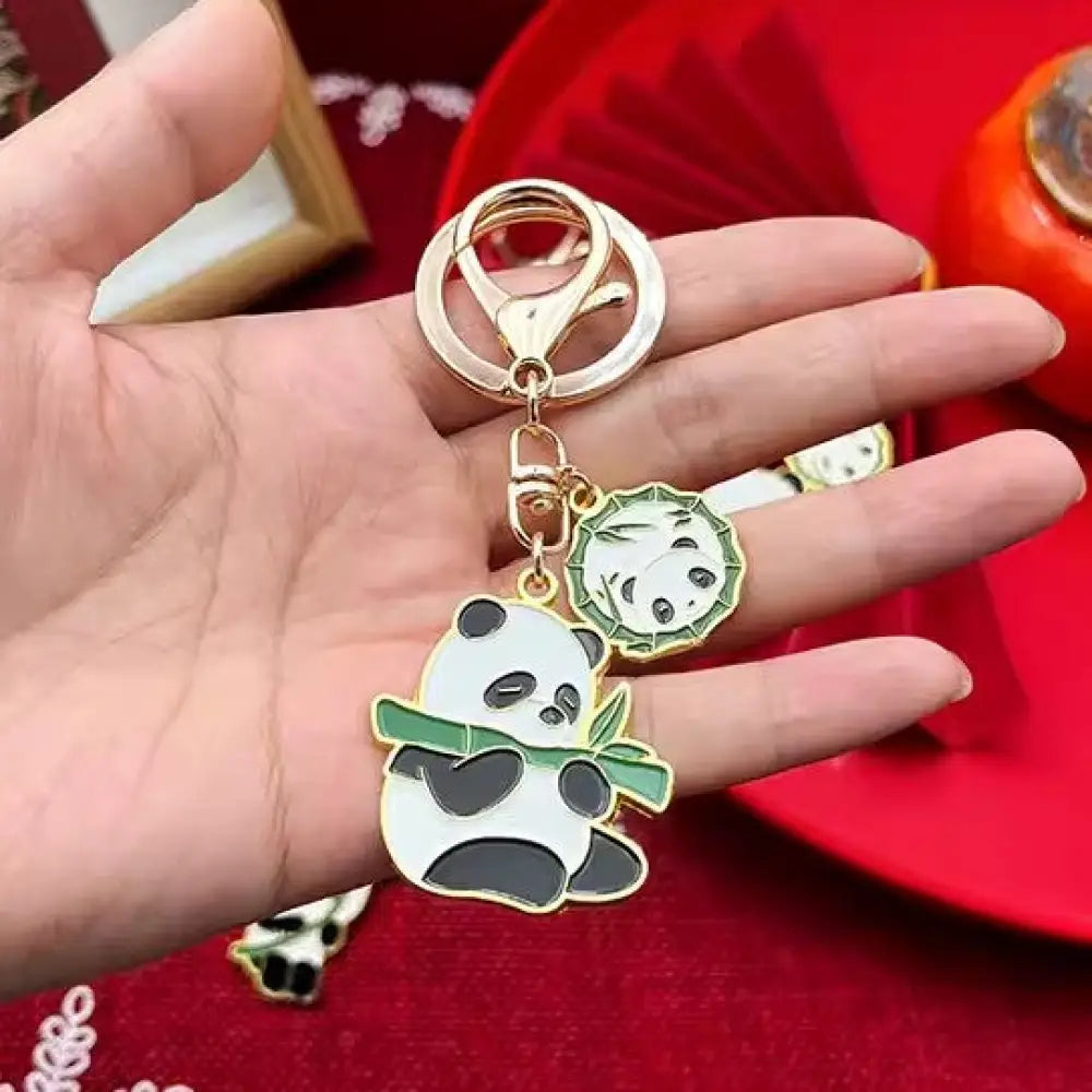 パンダキーホルダー 竹とパンダ, フリー
