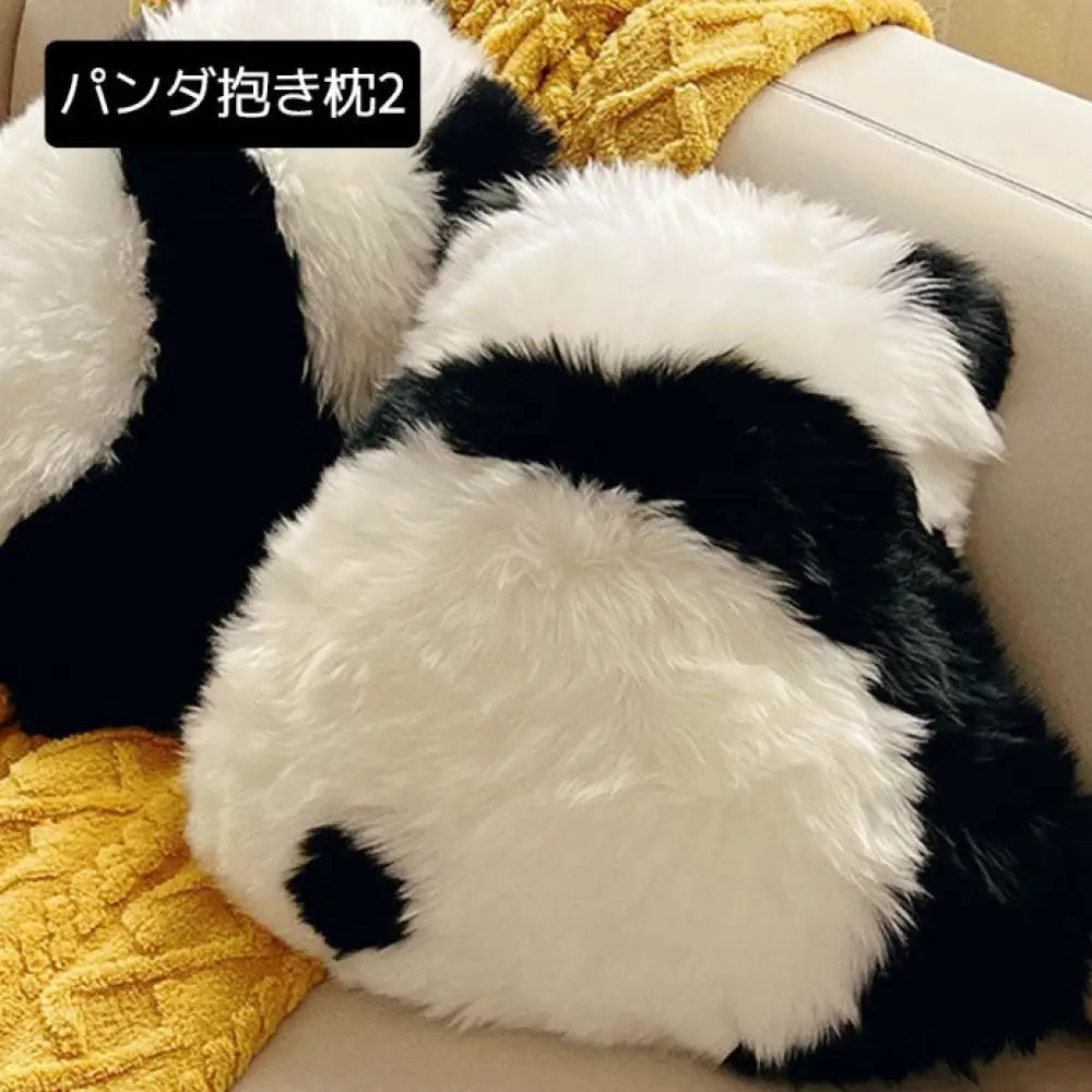 パンダ クッション カーペット パンダラグ ふわふわ 癒し シリコン綿