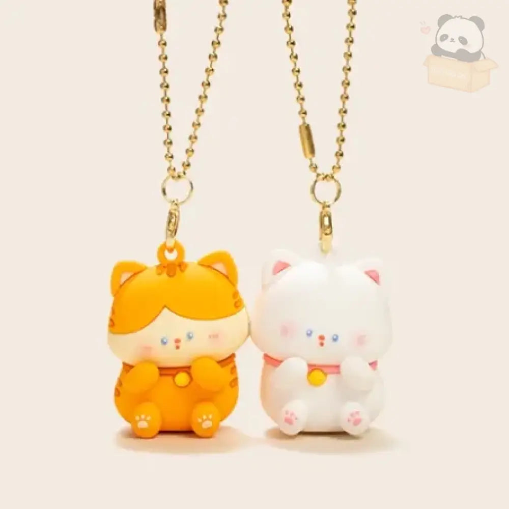パンダ マグネットキーホルダー フーバオ チーザイ 2個セット おそろい 磁石でくっつく 可愛い 友達 家族 ペア プレゼント 猫セット / フリー グッズ＞その他