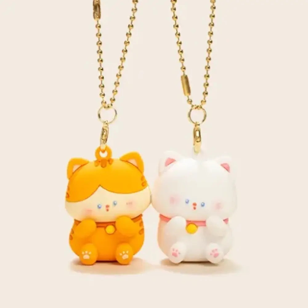 パンダ マグネットキーホルダー フーバオ チーザイ 2個セット おそろい 磁石でくっつく 可愛い 友達 家族 ペア プレゼント 猫セット / フリー グッズ＞その他