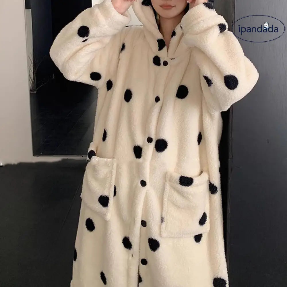 パンダ パジャマ 可愛い モコモコ ルームウェア ワンピース レディース フード付き 大人用 着る毛布 動物 冬用 暖かい 女子会 寝巻き ガウン 韓国 レディース＞セットアップ