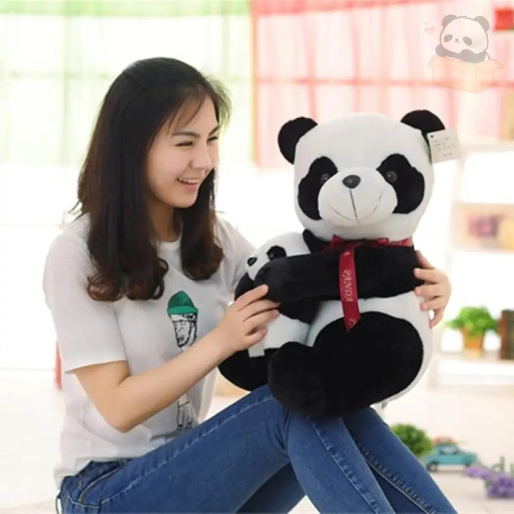 パンダ親子 ぬいぐるみ シャンシャン 親子 癒し 動物 おもちゃ 誕生日 記念日 クリスマスプレゼント グッズ＞ぬいぐるみ