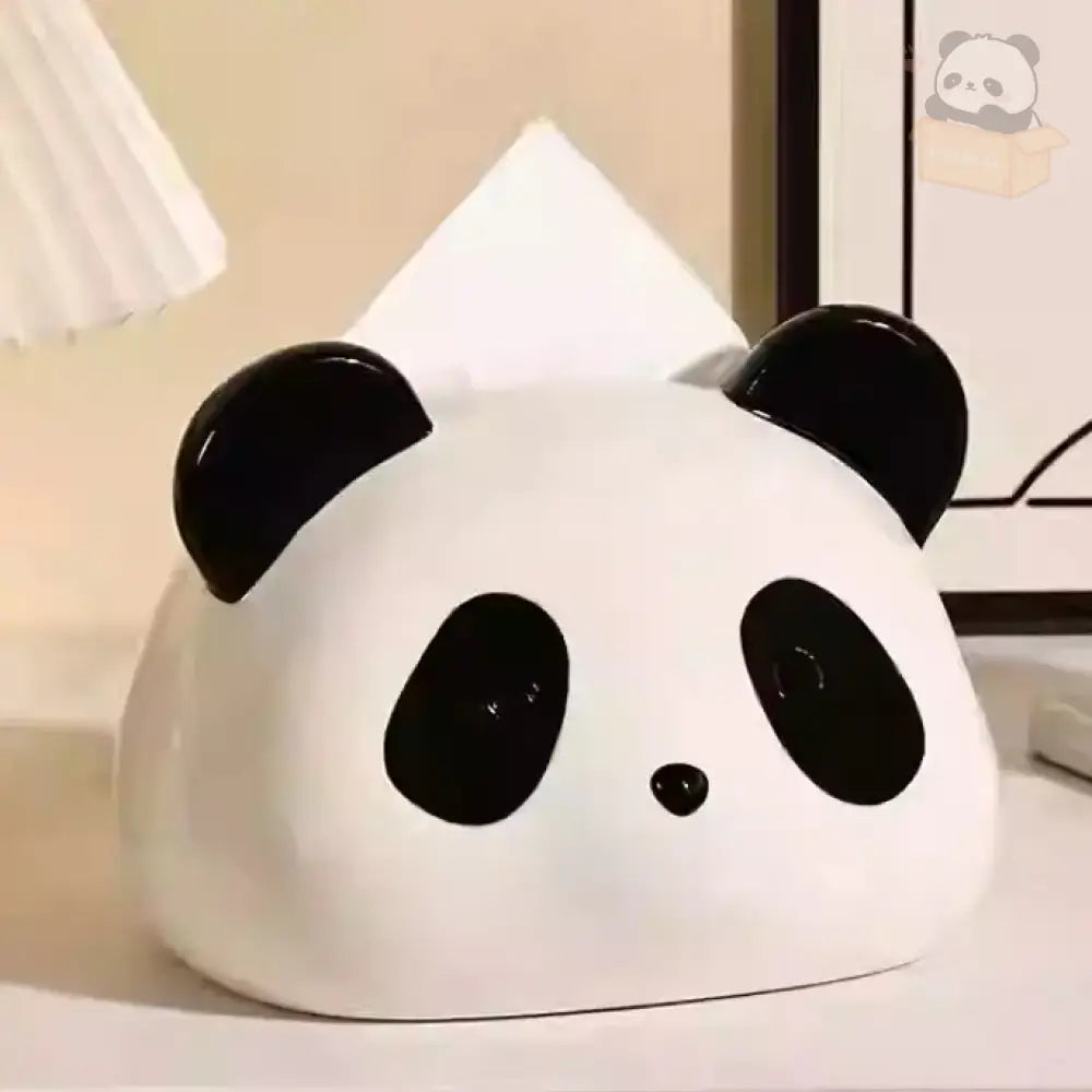 パンダ ティッシュケース コンパクト おしゃれ ティッシュボックス 灰皿 携帯電話ホルダー ティッシュペーパー かわいい ティッシュケース / フリー 寝具＞クッション・グッズ