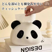 パンダ ティッシュケース コンパクト おしゃれ ティッシュボックス 灰皿 携帯電話ホルダー ティッシュペーパー かわいい 寝具＞クッション・グッズ