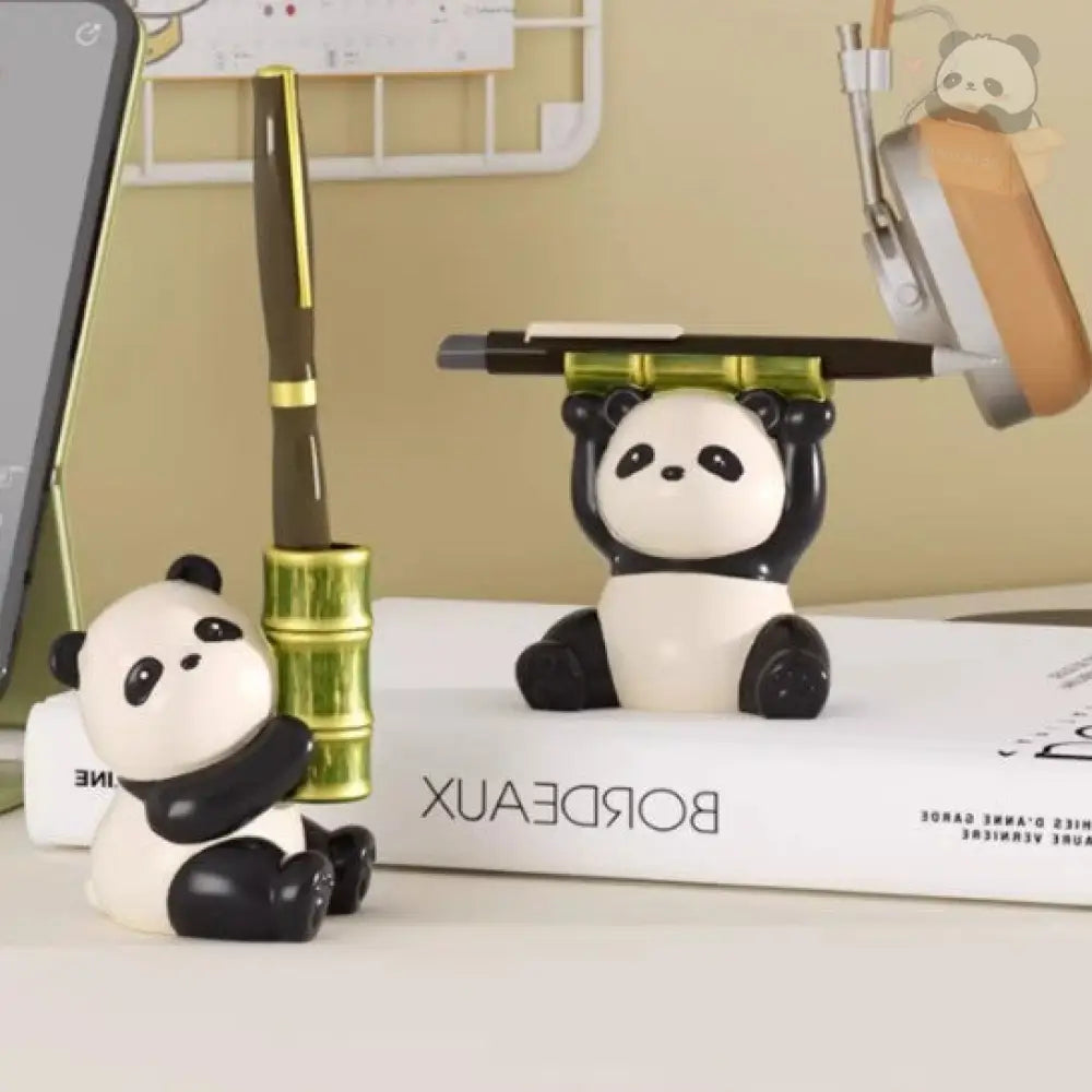 パンダホルダー 携帯電話 スマホスタンド かわいい オフィス 置物 滑り止め タブレット 飾り物 誕生日 プレゼント グッズ＞その他
