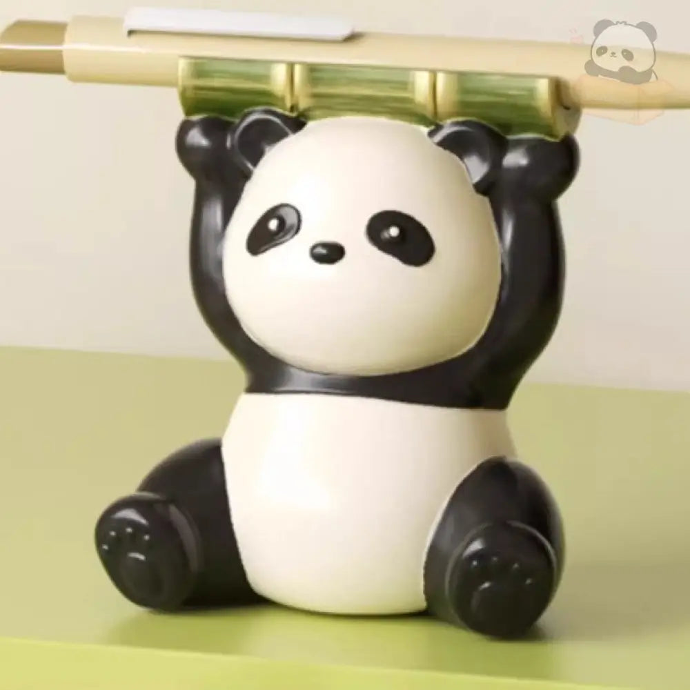 パンダホルダー 携帯電話 スマホスタンド かわいい オフィス 置物 滑り止め タブレット 飾り物 誕生日 プレゼント グッズ＞その他