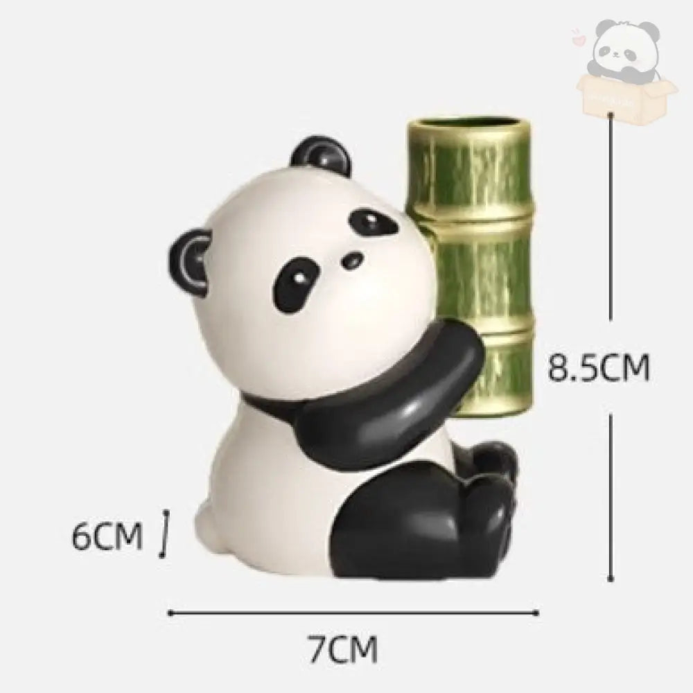 パンダホルダー 携帯電話 スマホスタンド かわいい オフィス 置物 滑り止め タブレット 飾り物 誕生日 プレゼント ペンホルダー② / フリー グッズ＞その他