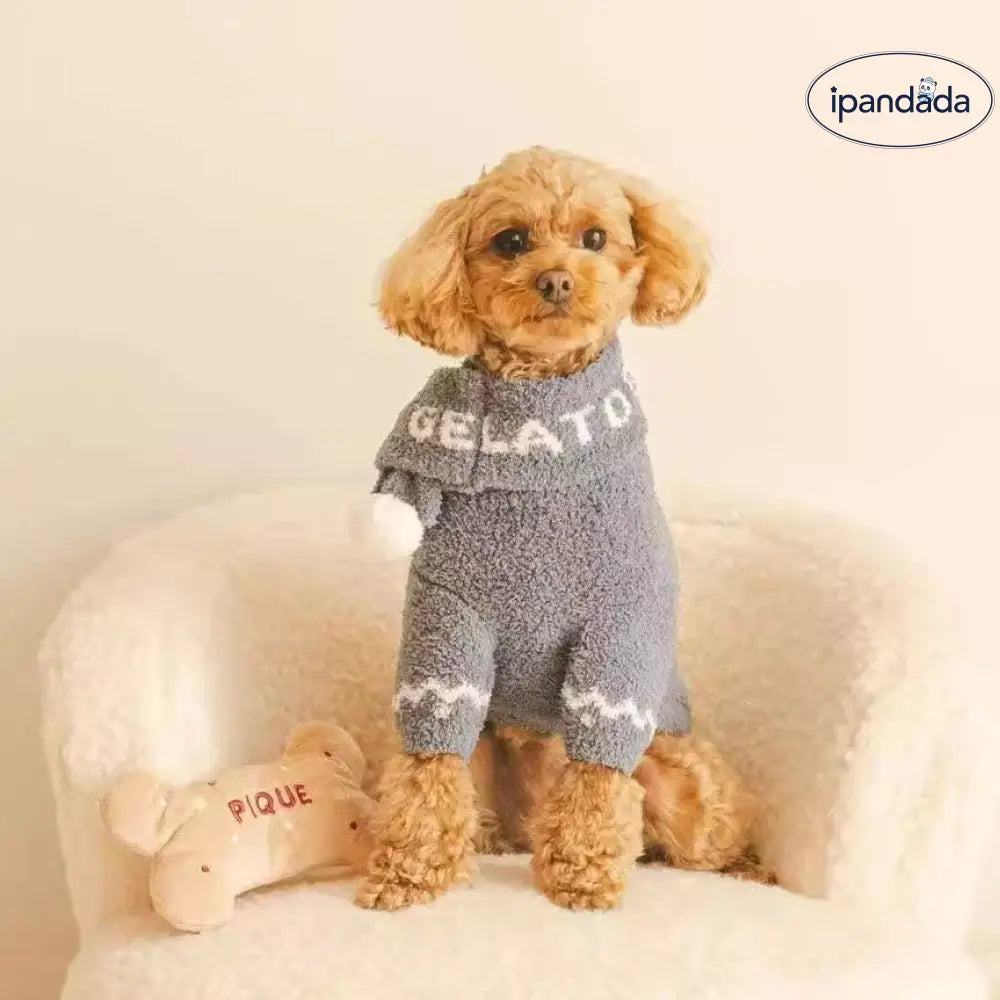 ペット 保温 秋冬用 コート 服 カートゥーン ふわふわ ペットウェア 小型犬 猫 犬 快適 ID2866