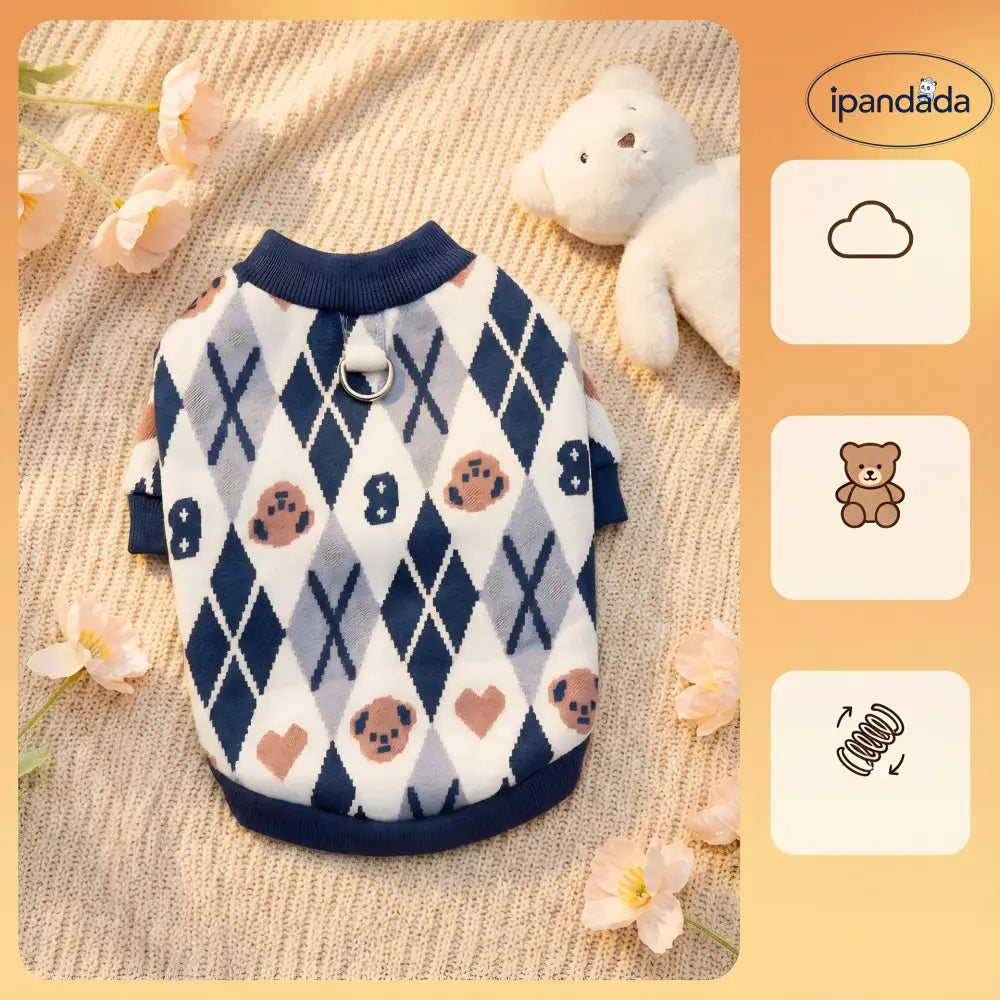 ペット ビションフリーゼ犬 ボストンテリア 小型犬服 秋冬 新作 カジュアル 快適 ラウンドネック 保温 パーカー ID3704