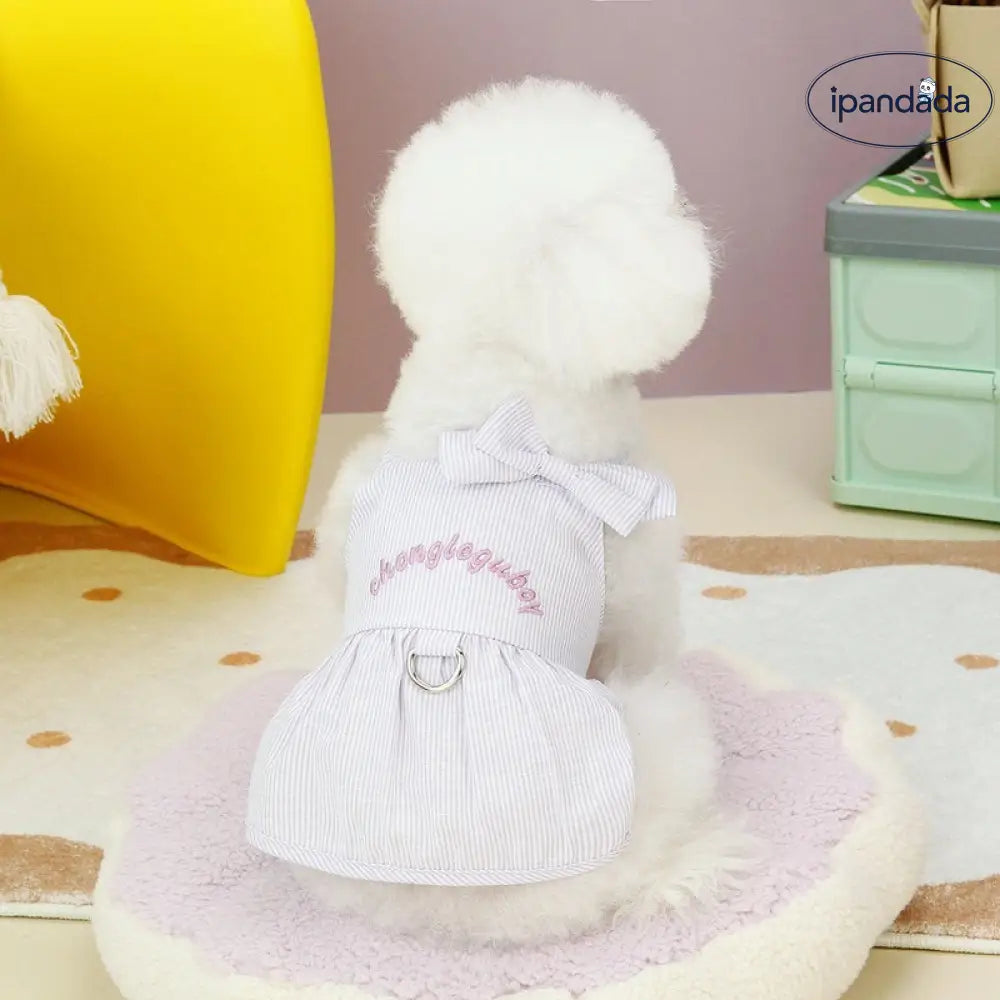 ペット服 ビション フォックス ポメラニアン セクシー キャミソール ワンピース ブルドッグ 猫用 犬用 スカート ID2350
