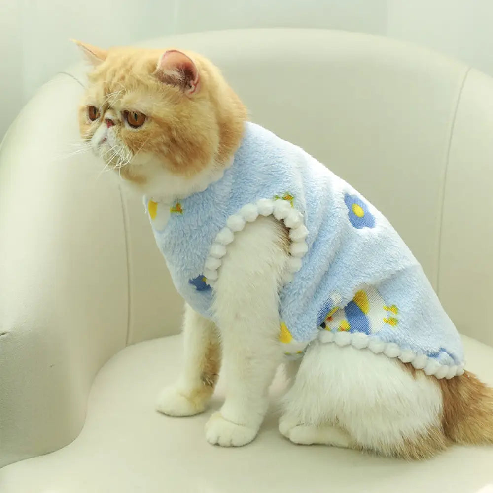 ペット服 犬 猫 秋冬 加フリース 厚手 かわいい テディ ベア ビション ルームウェア 小さな ベスト ID2715