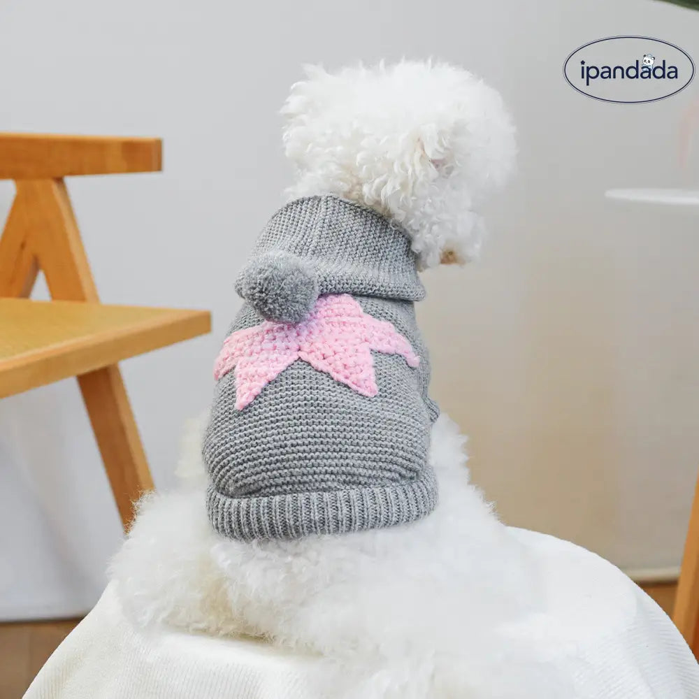 ペット服 犬 猫 秋冬用 星柄 セーター かわいい 保温 快適 防寒 ペット 小型犬 フード付き 犬服 冬バージョン ID2456