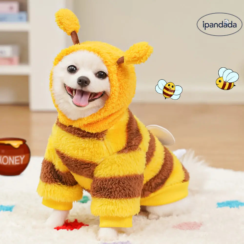 ペット服 犬 猫用品 秋冬 犬変身コスチューム ハチ テディ ベア ビション フランシス 法鬥 猫 加毛 新品 小型犬 中型犬 ID2506