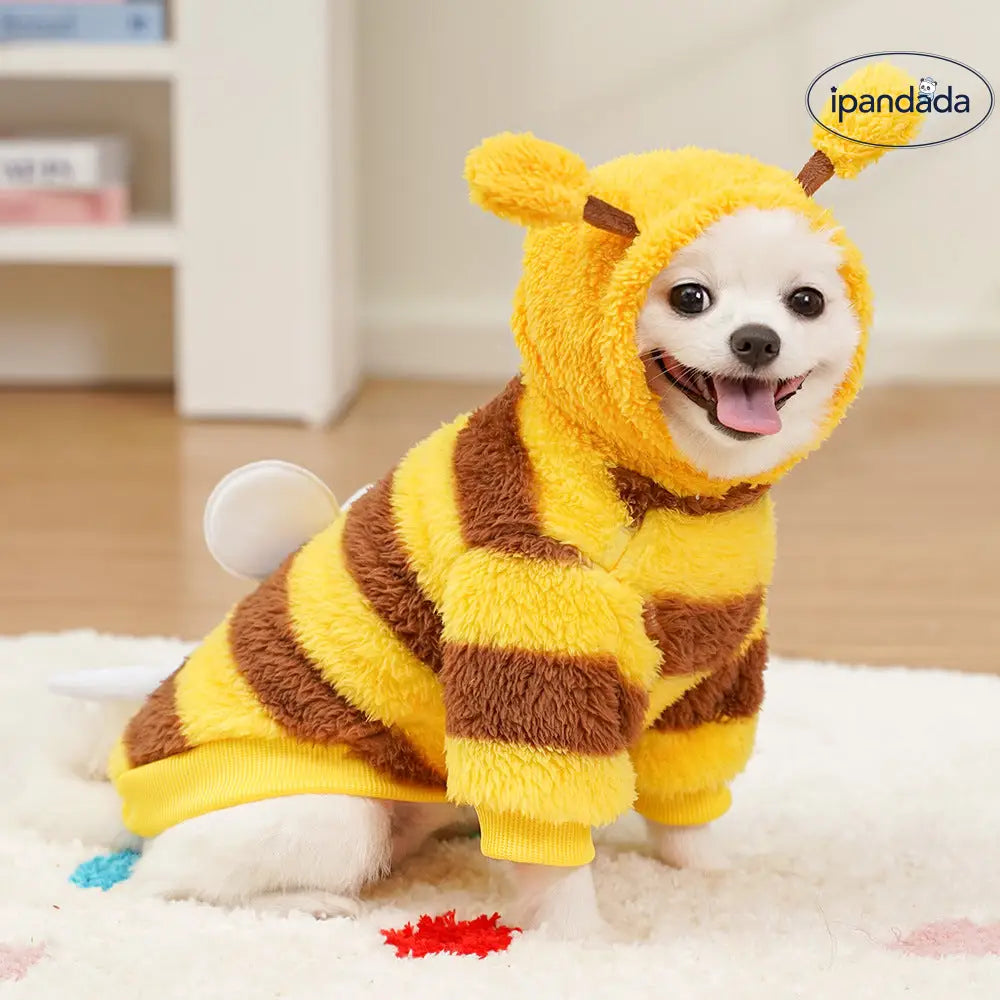 ペット服 犬 猫用品 秋冬 犬変身コスチューム ハチ テディ ベア ビション フランシス 法鬥 猫 加毛 新品 小型犬 中型犬 ID2506