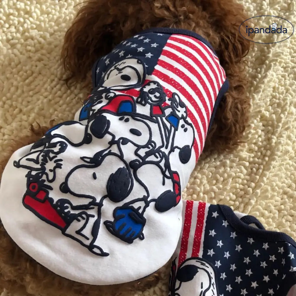 ペット服 犬服 スヌーピー ベスト 室内着 リラックス 犬用 ペットウェア 小型犬 中型犬 秋冬 かわいい ID4000