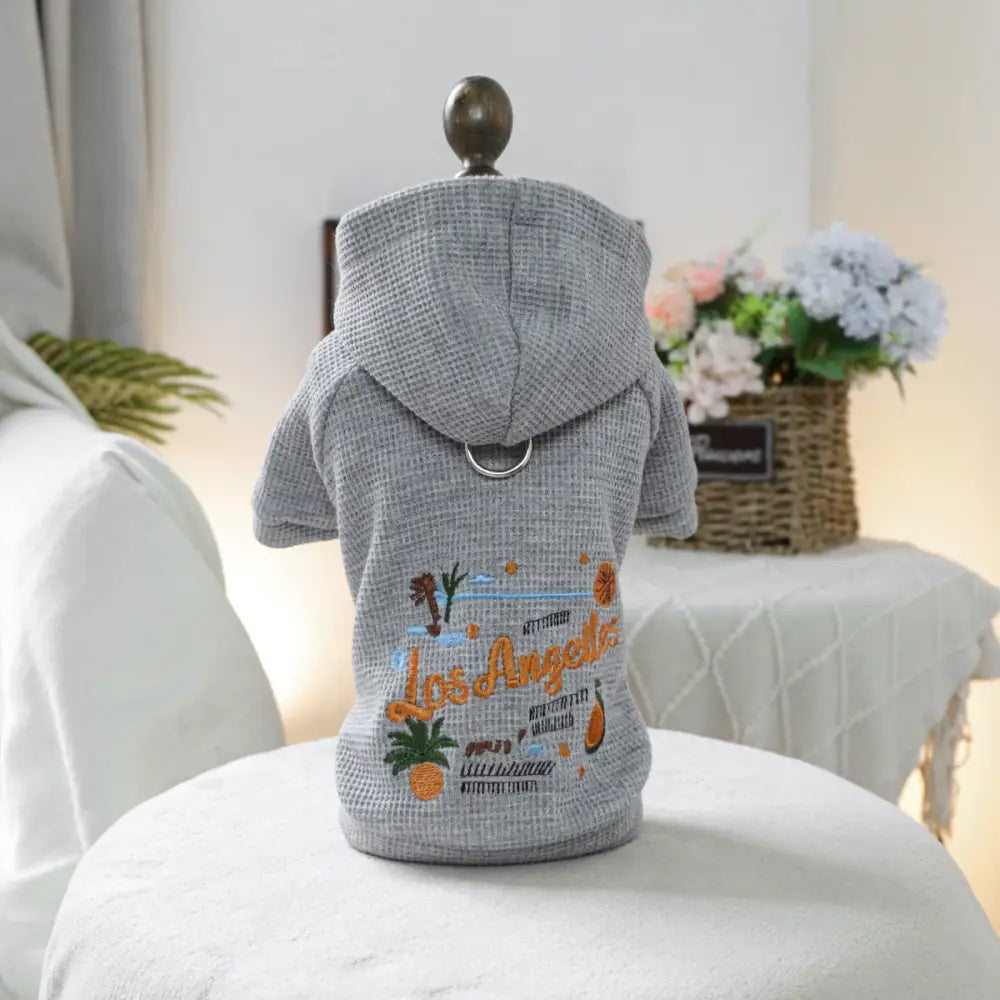 ペット服 犬洋服 犬用服 ペット 犬 服 犬用 かっこいい かわいい ドッグ キャット コスチューム 可愛い パーカ 犬 クリスマスプレゼント ID3524 グレー / XS ペット用品＞ウェア