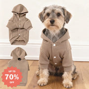 ペット服 犬用 秋冬新作 ウェア フード付き スウェットシャツ 小型犬 中型犬 猫用 お出かけ用 ID3293