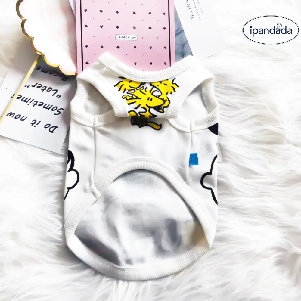 ペット服 犬服 プリント キャラクター ペットベスト 犬用 小型犬 春夏秋 かわいい 室内着 お散歩 おしゃれ ID4006