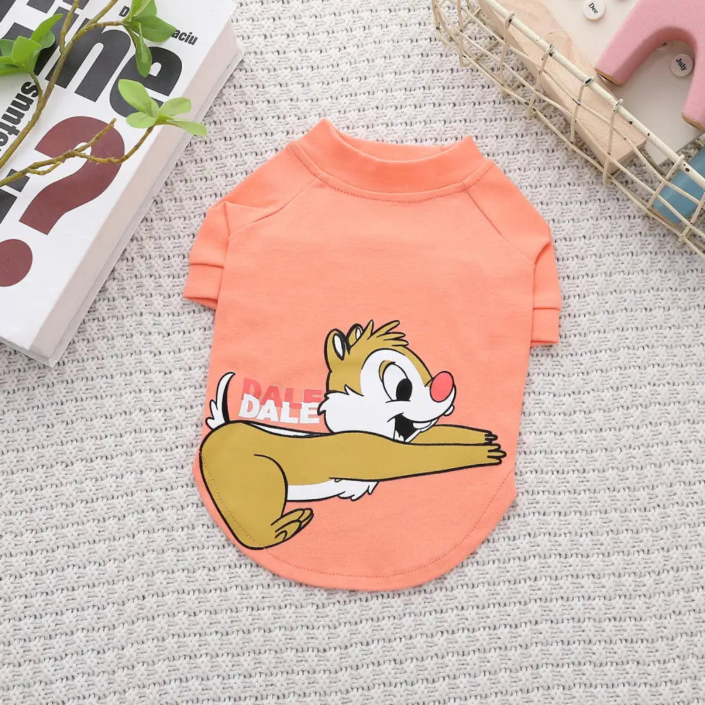 ペット服 ペット服 犬の服 春秋 ウェア 小型犬 中型犬 女の子 男の子 ミッキー ドナルドダック スティッチ ID4380 ピンク / XS ペット用品＞ウェア