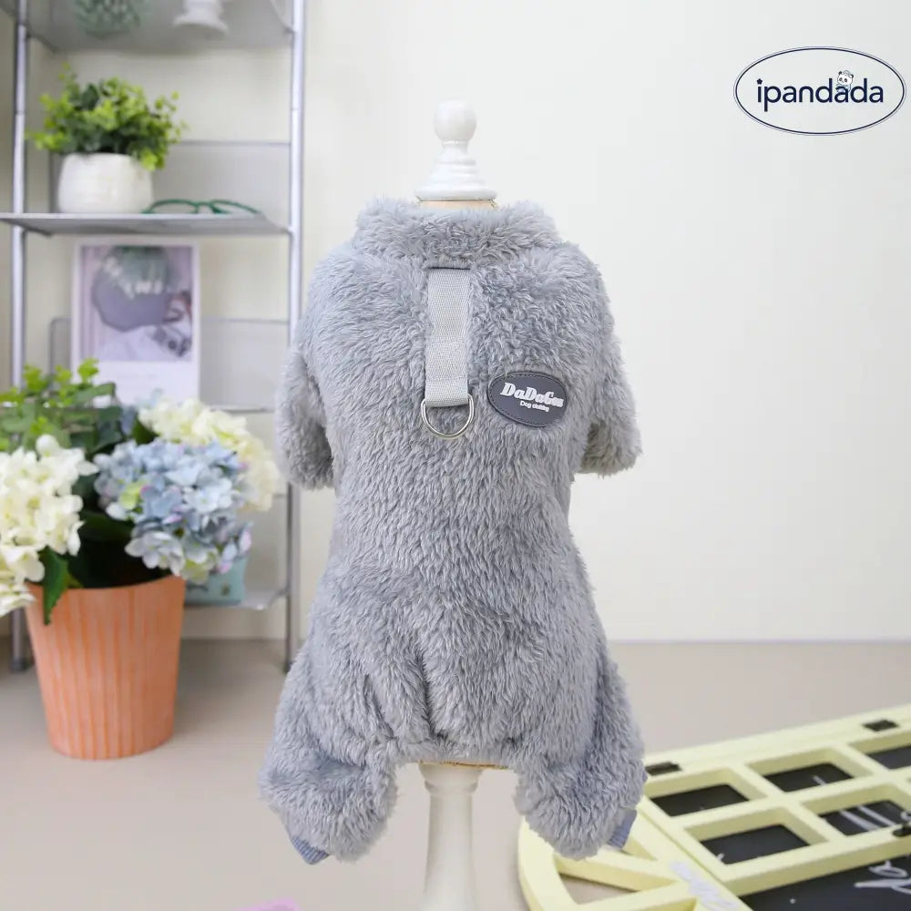 ペット 服 三色 リング 四足 フリース 犬 服 秋冬 新作 ペット 服 テディ 服 ID2519