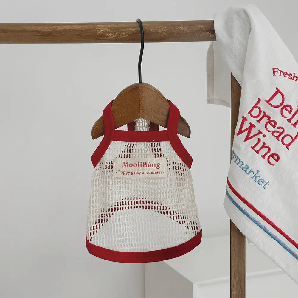 ID1001 ペット服 夏用 ノースリーブ マルチーズ リゾート風 レース ベスト 小型犬 おしゃれ インスタ映え かわいい 写真撮影 人気款 通気性 涼感 タイプ② / 2XS ペット用品＞ウェア