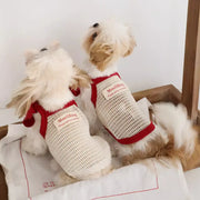 ID1001 ペット服 夏用 ノースリーブ マルチーズ リゾート風 レース ベスト 小型犬 おしゃれ インスタ映え かわいい 写真撮影 人気款 通気性 涼感 ペット用品＞ウェア