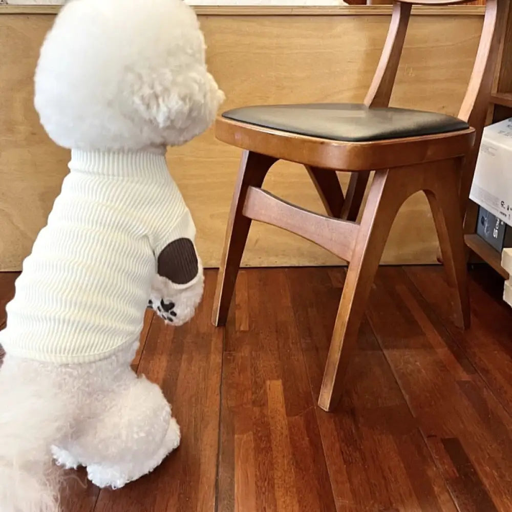 ペット インナーシャツ 犬用服 秋用 テディ ビションフリーゼ ヨークシャーテリア ポメラニアン 小猫用 猫 秋冬シーズン ID2402 ホワイト / XS ペット用品＞ウェア