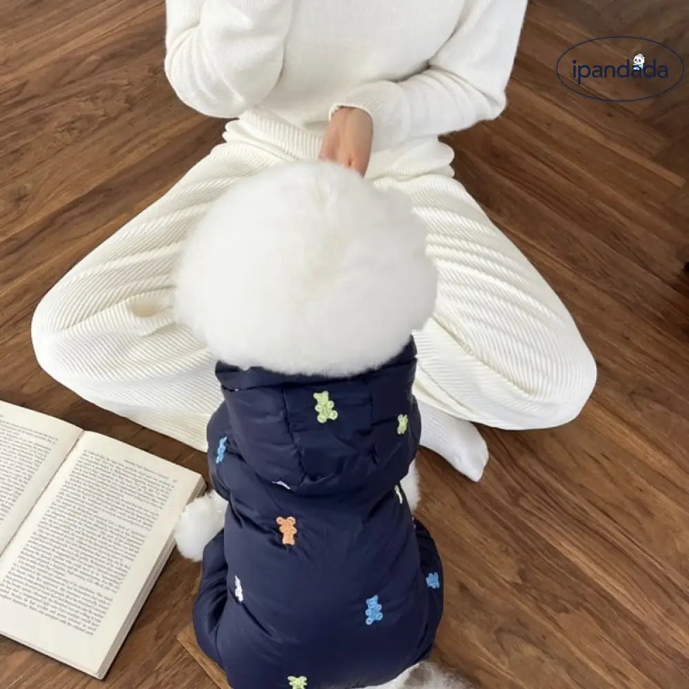 ペット コットンウェア テディ ベア用 秋冬 ボアジャケット 小型犬 ポメラニアン ビションフリーゼ ヨークシャーテリア 冬用 ID3276