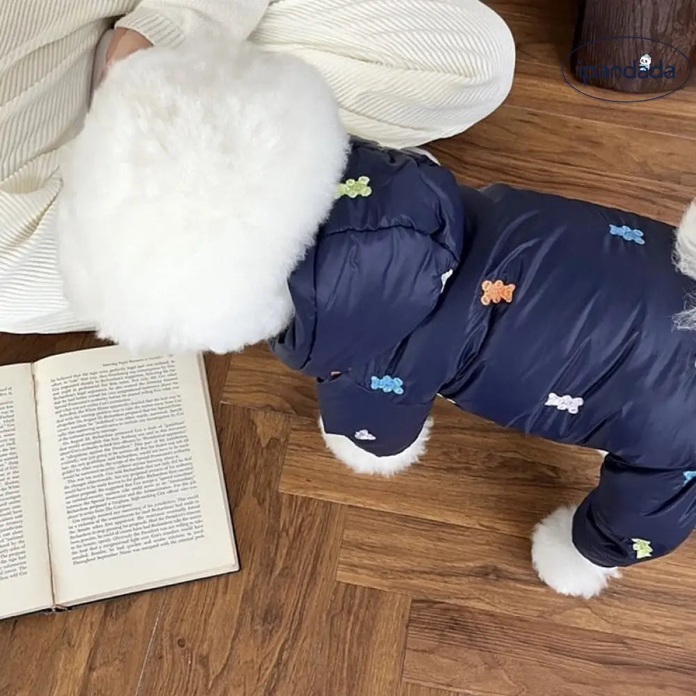 ペット コットンウェア テディ ベア用 秋冬 ボアジャケット 小型犬 ポメラニアン ビションフリーゼ ヨークシャーテリア 冬用 ID3276