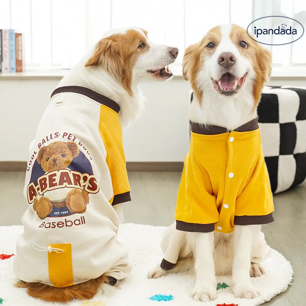 ペット ゴールデンレトリバー 四脚服 中・大型犬 猫服 猫用品 秋冬 犬用 スウェット フリース ラブラドール ID2436