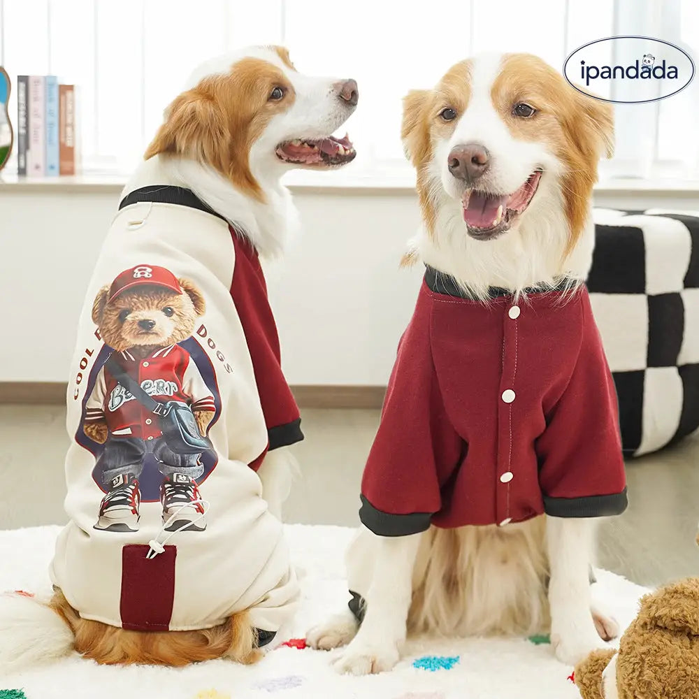 ペット ゴールデンレトリバー 四脚服 中・大型犬 猫服 猫用品 秋冬 犬用 スウェット フリース ラブラドール ID2436