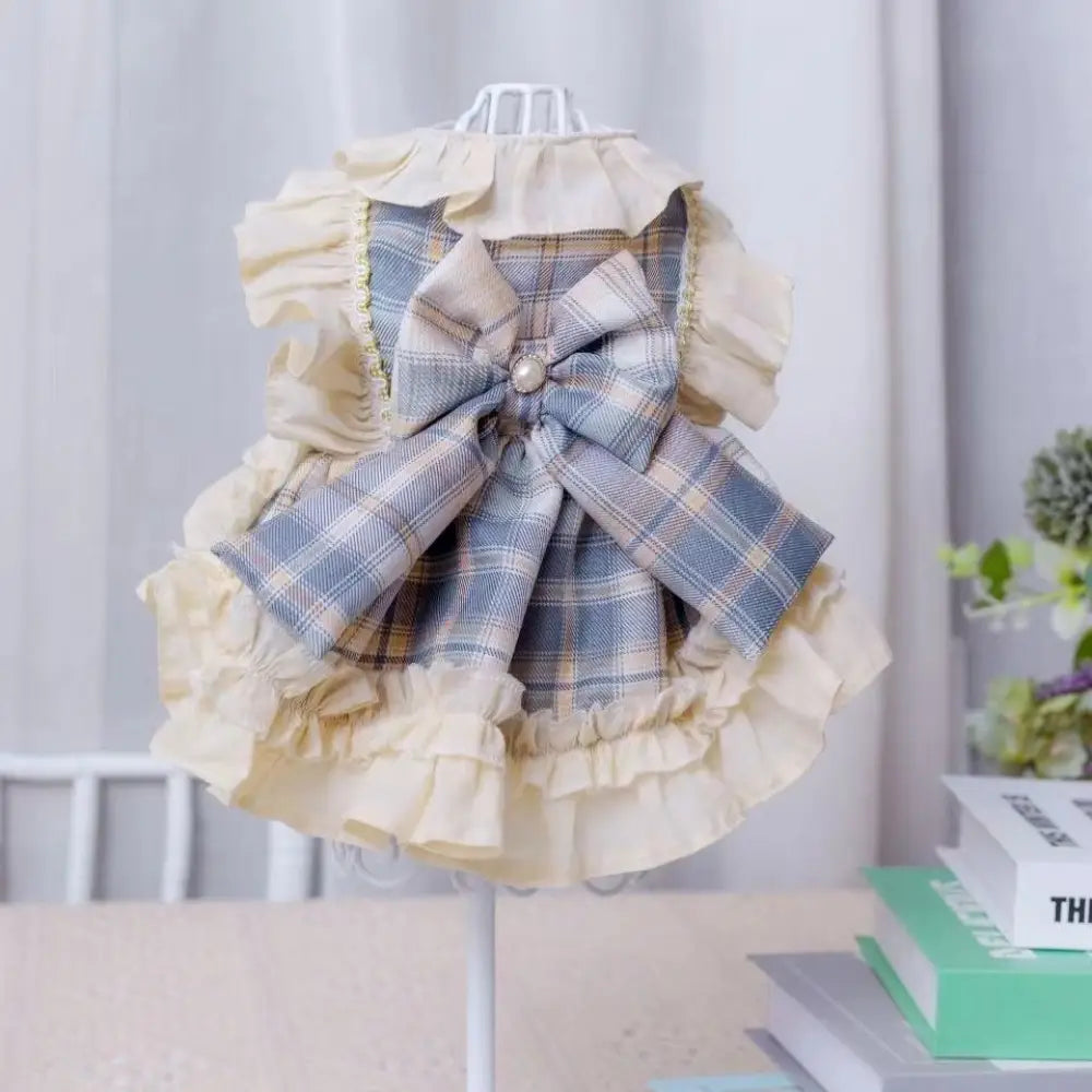ペット用 ドッグウェア ロリータ プリンセスドレス 猫用 ビションフリーゼ ワンピース ビションフリーゼ テディドレス ID2298