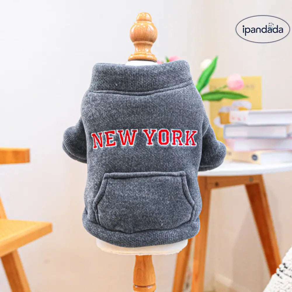 ペット用 ペット服 犬猫服 秋冬 新作 保温 ジップアップ コート 裏起毛 保温 ID2429