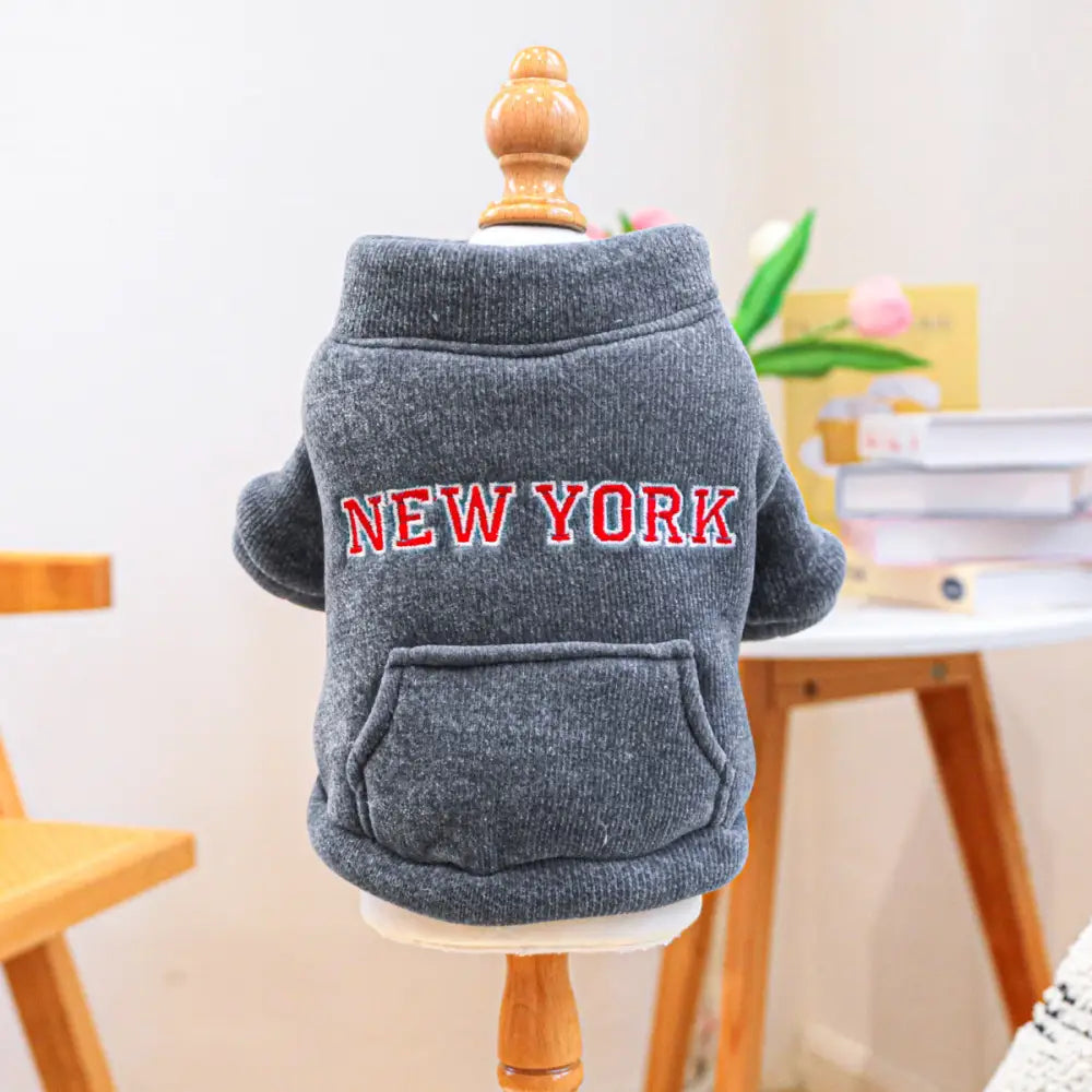ペット用 ペット服 犬猫服 秋冬 新作 保温 ジップアップ コート 裏起毛 保温 ID2429 タイプ③ / XS