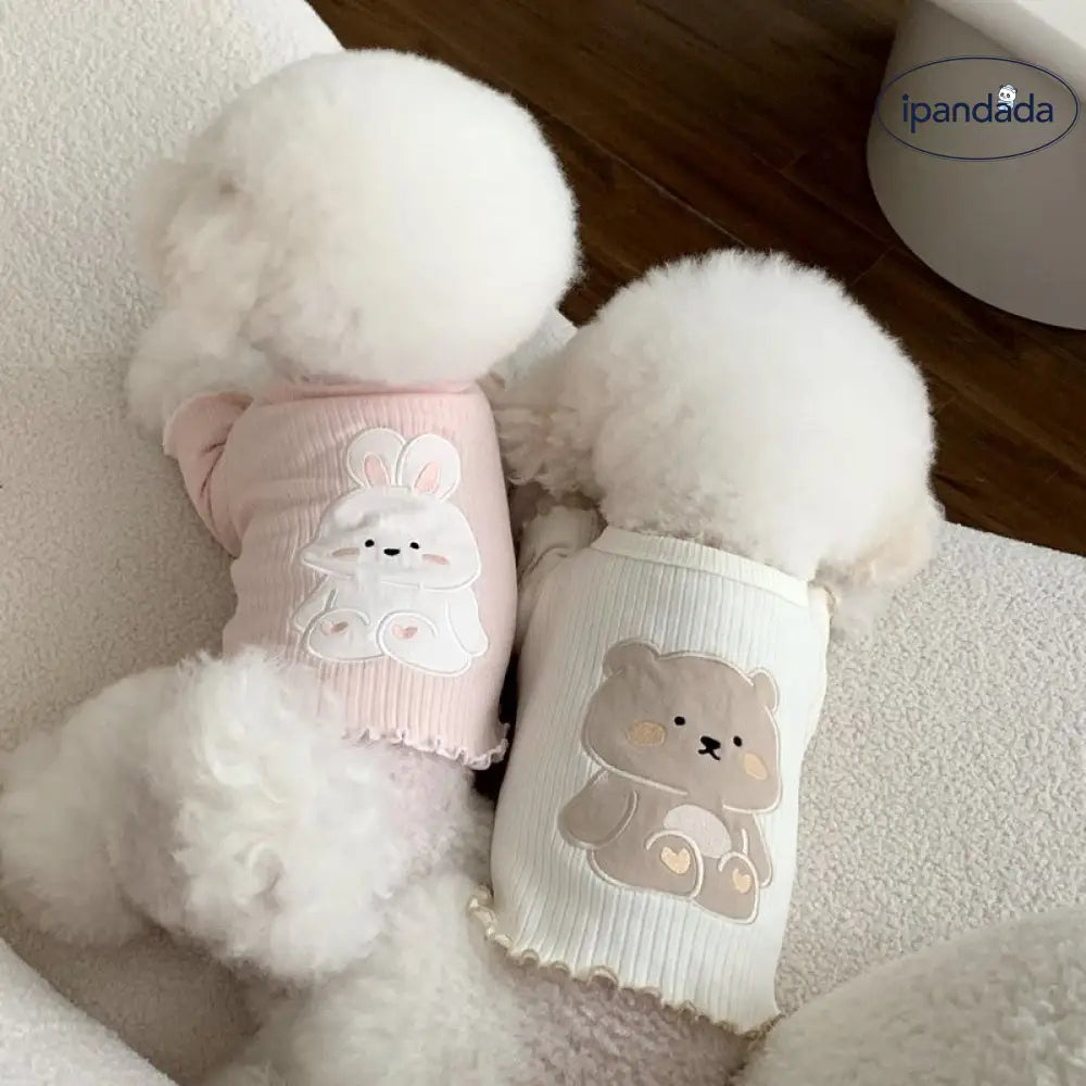 ペット用服 タイディー・ビション犬用 小型子犬 ヨークシャー・ポメラニアン・シュナウザー用 夏用Tシャツ 薄手 ID2220