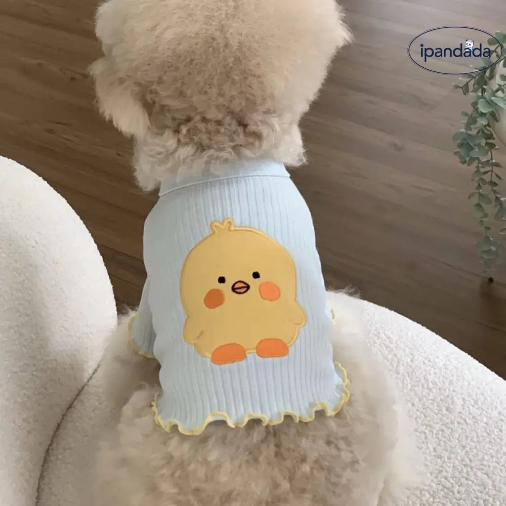 ペット用服 タイディー・ビション犬用 小型子犬 ヨークシャー・ポメラニアン・シュナウザー用 夏用Tシャツ 薄手 ID2220
