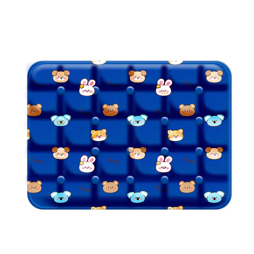 ID1113 ペット用 ひんやりクールマット 夏用 保冷剤内蔵 通気性メッシュ 犬猫兼用 洗える 非毒性素材 室内外両用 写真通り② / 30*40cm ペット用品＞ベッド・ハウス