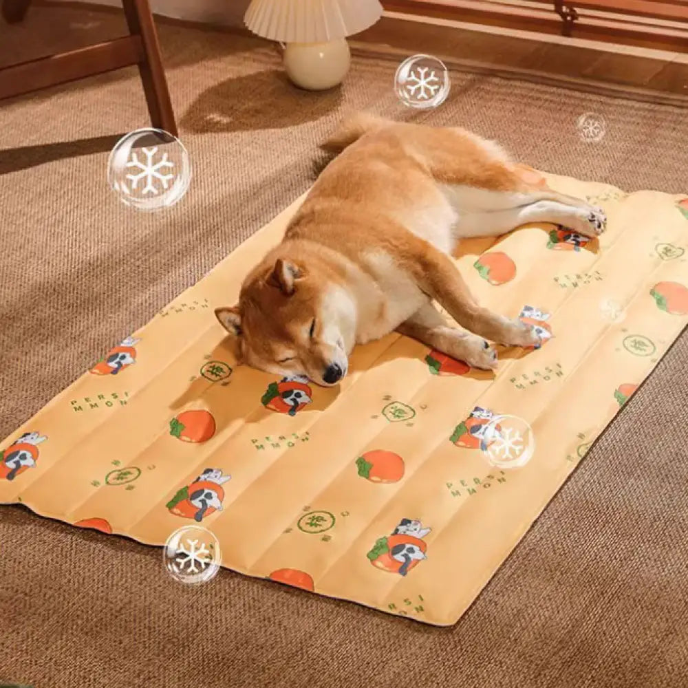 ID750 ペット用冷却マット 夏用 暑さ対策 ジェルクッション ひんやり涼感 猫犬共用 冷却ジェルパッド ペットベッド 保冷効果 洗える設計 S～XLサイズ ペット用品＞ベッド・ハウス