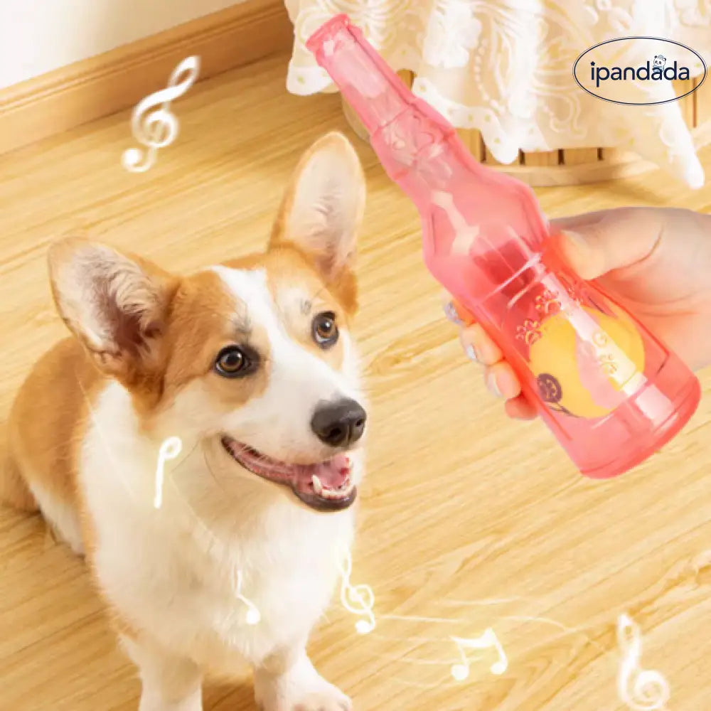 ペット用 おもちゃ 音の出る 犬用 ストレス解消 テニスボール ビール ボトル 噛みつき デンタルヘルスケア 歯磨き 運動不足 ペット用品＞おもちゃ