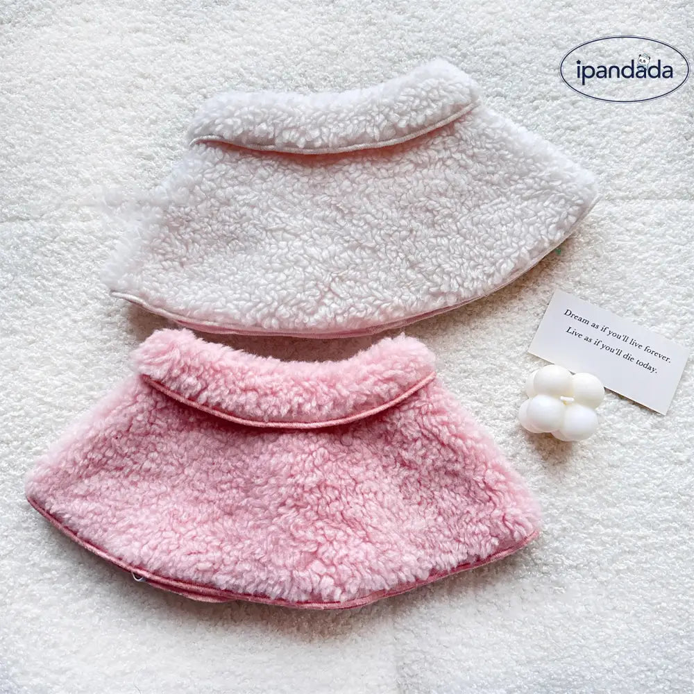 ペット用 ショール ケープ ビションフリーゼ ポメラニアン おしゃれカラー 小型犬用 スカーフ ネックウォーマー かわいい お散歩 秋冬用 フリース ID3728 ペット用品＞ウェア