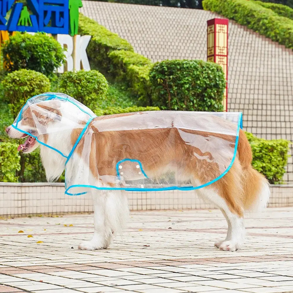 ペット用レインコート 透明 犬用レインコート 防水 防風 ペット服 大型犬用 6色展開 XS-8XL 雨具 犬雨衣 ペット用カッパ かわいい 小型犬 中型犬 柴犬 耐水性 ID1925 ブルー / XS ペット用品＞ウェア