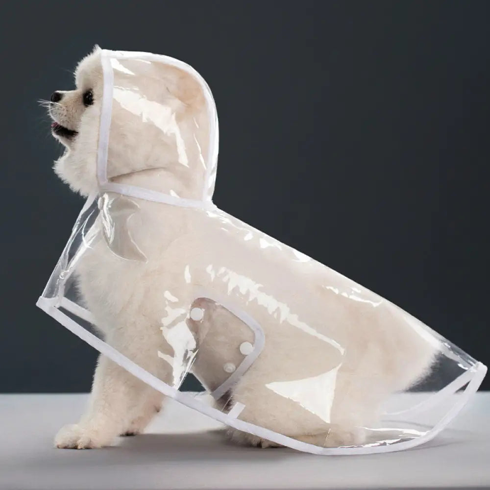 ペット用レインコート 透明 犬用レインコート 防水 防風 ペット服 大型犬用 6色展開 XS-8XL 雨具 犬雨衣 ペット用カッパ かわいい 小型犬 中型犬 柴犬 耐水性 ID1925 ホワイト / XS ペット用品＞ウェア