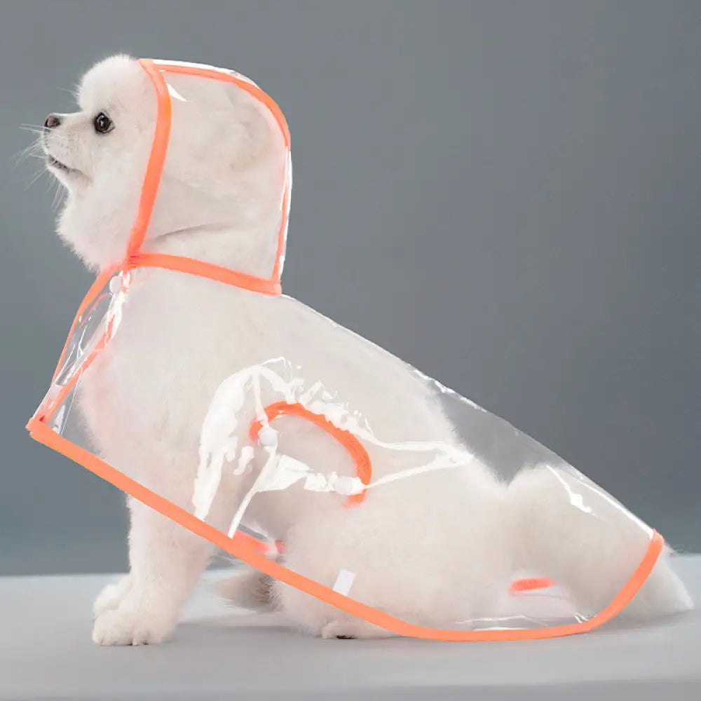 ペット用レインコート 透明 犬用レインコート 防水 防風 ペット服 大型犬用 6色展開 XS-8XL 雨具 犬雨衣 ペット用カッパ かわいい 小型犬 中型犬 柴犬 耐水性 ID1925 オレンジ / XS ペット用品＞ウェア