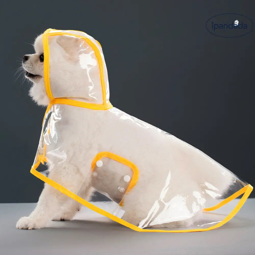 ペット用レインコート 透明 犬用レインコート メーカー直卸 1個から卸売可能 防水 防風 ペット服 大型犬用 ID1925