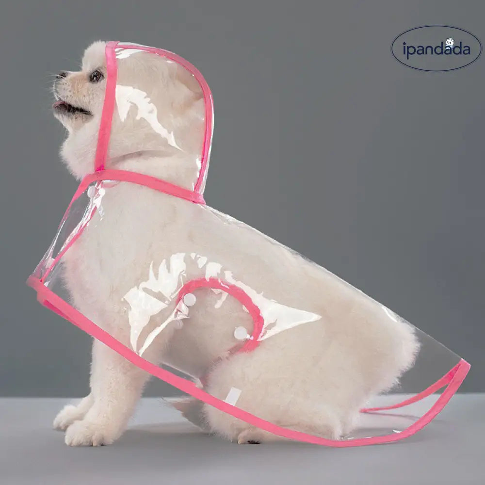 ペット用レインコート 透明 犬用レインコート メーカー直卸 1個から卸売可能 防水 防風 ペット服 大型犬用 ID1925