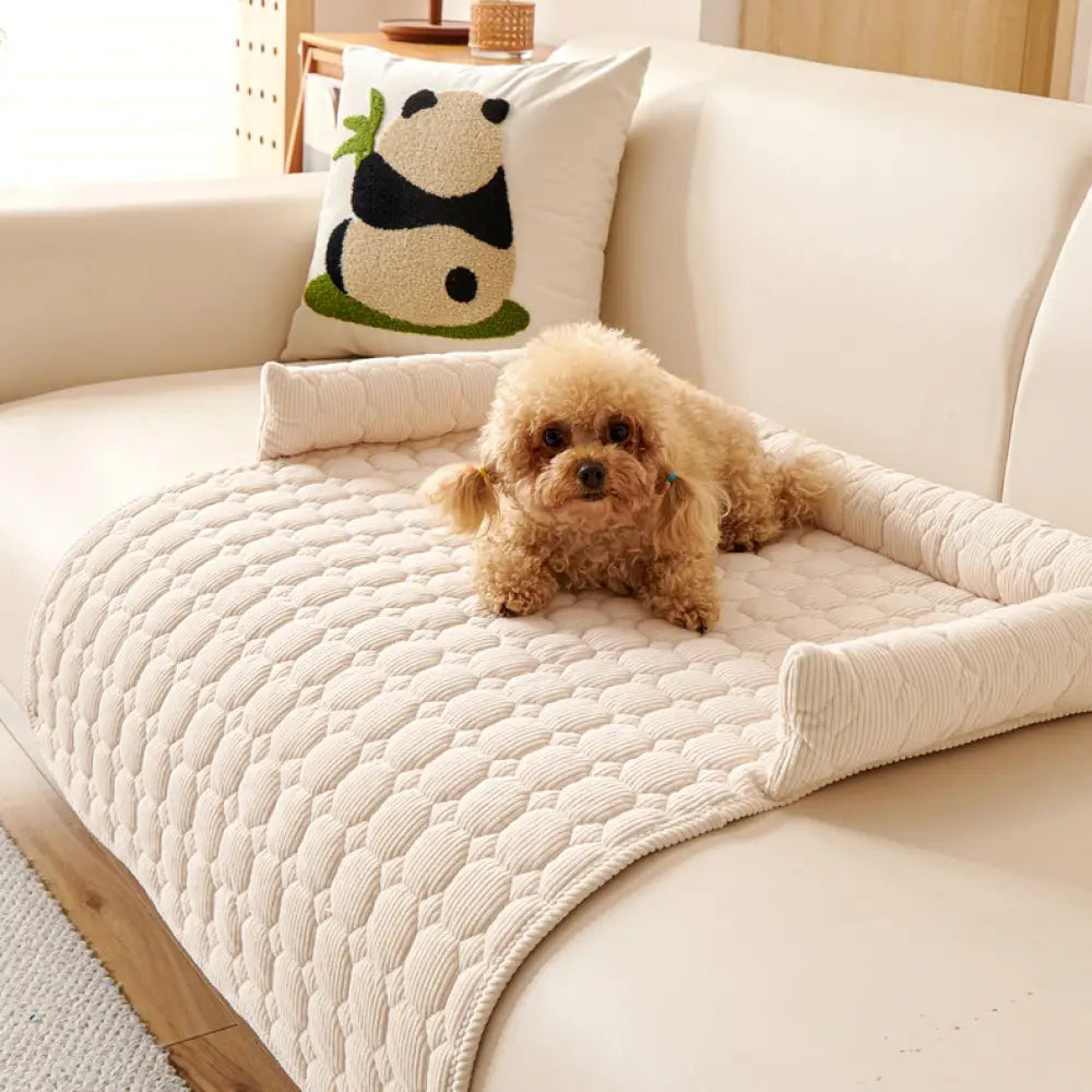 ID1125 ペット用ソファクッション 厚型 猫キズ防止 滑り止め付き 犬猫ベッド ペット用品 洗える 滑り止め あったか ペット用品＞ベッド・ハウス