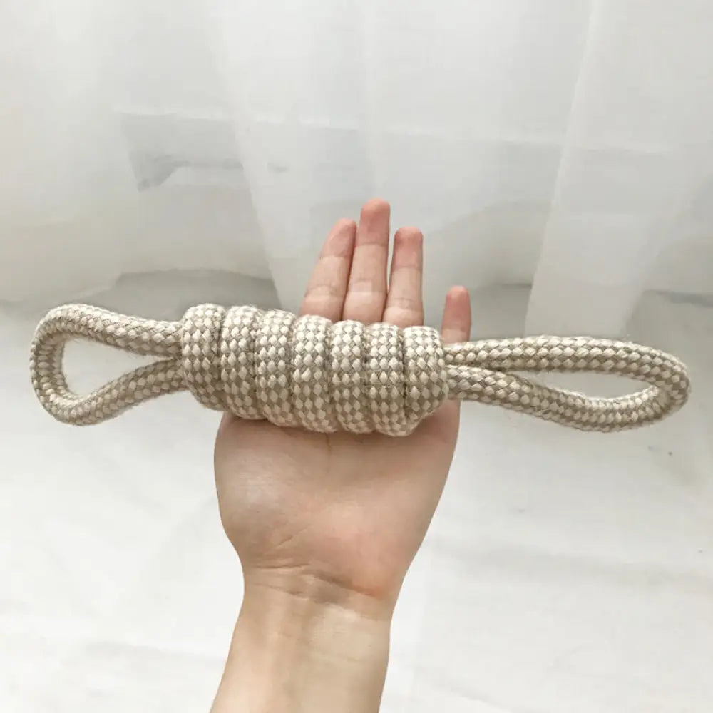 ID832 ペットおもちゃ ロープタイプ 噛む耐久性 歯磨き トイプードル コーギー サモエド 大型犬 中型犬 小型犬 丈夫 引っ張り遊び 安全素材 洗濯可能 タイプ⑥ ペット用品＞おもちゃ