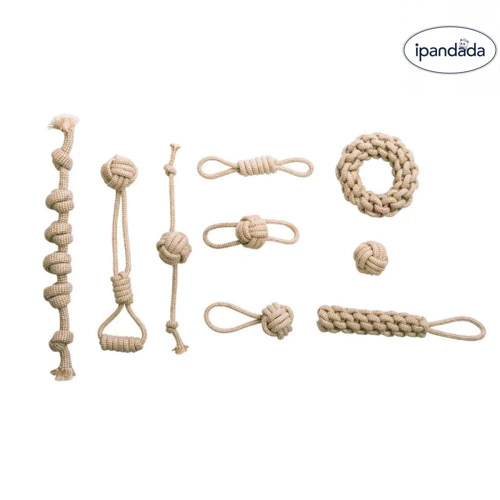 ID832 ペットおもちゃ ロープタイプ 噛む耐久性 歯磨き トイプードル コーギー サモエド 大型犬 中型犬 小型犬 丈夫 引っ張り遊び 安全素材 洗濯可能 ペット用品＞おもちゃ