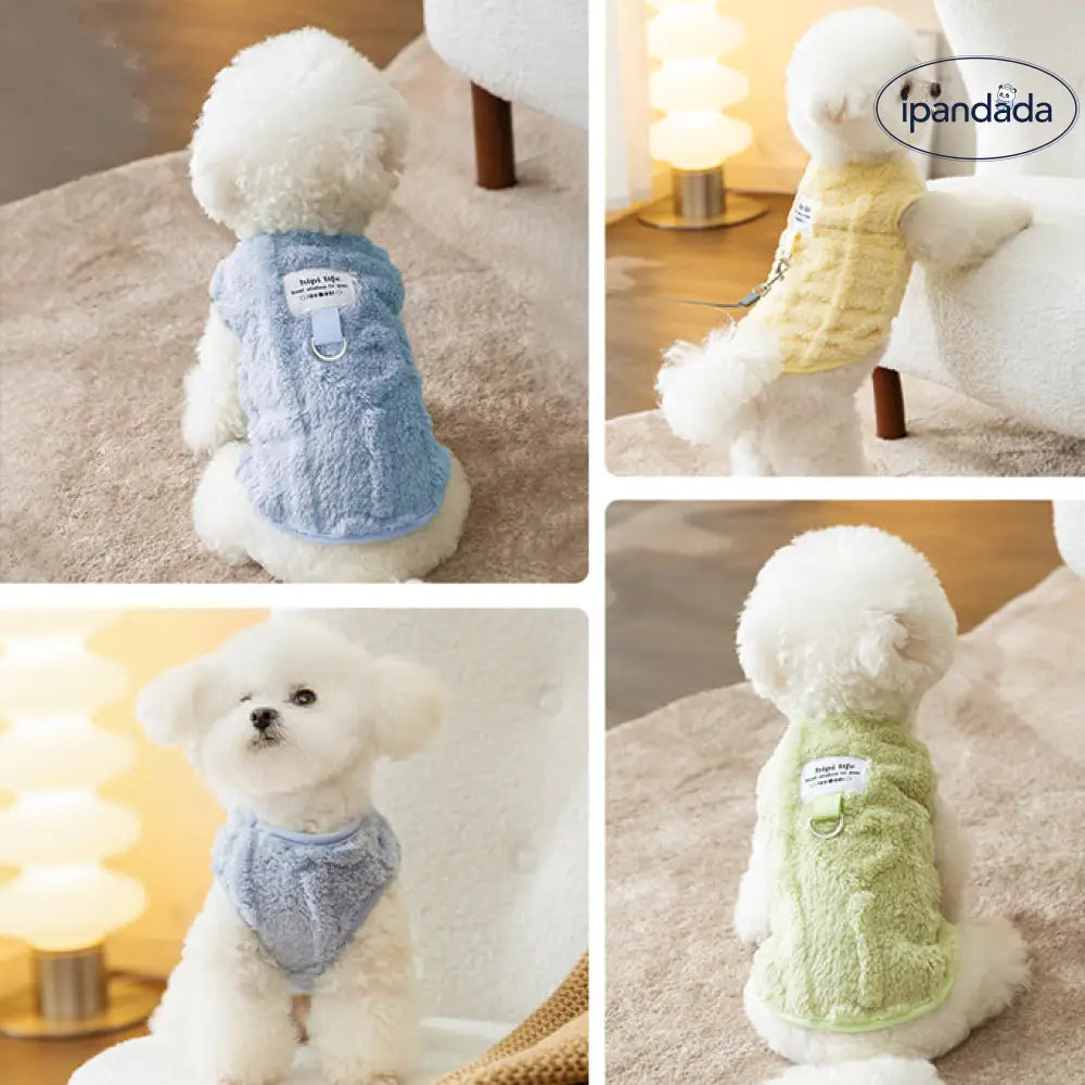 ペットウェア 服 犬 猫 もこもこ ふわふわ 可愛い 秋冬 着せやすい 防寒 お散歩 おしゃれ ファッション コットンフリース ペット用品＞ウェア